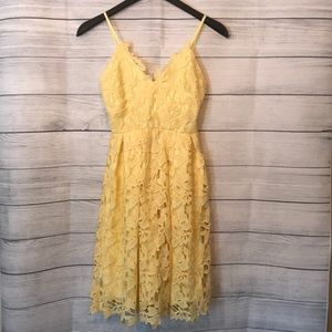 Yellow Flower Tank Dress